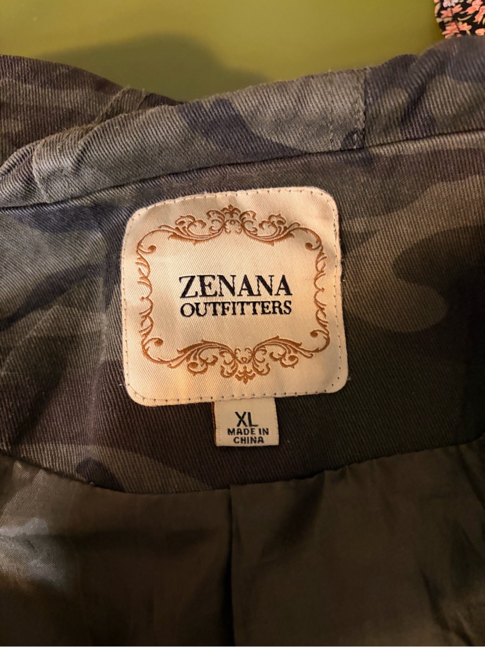 Camo Utility Hooded Jacket - Olive Camo - Picture 4 of 4